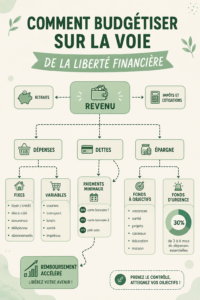 Femme utilisant son ordinateur pour établir son budget personnel