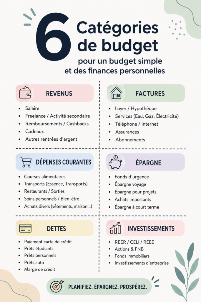 Femme regardant un budget sur un ordinateur, entourée de notes et calculatrices.
