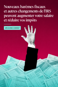 Infographie présentant les nouvelles tranches d'imposition de 2023