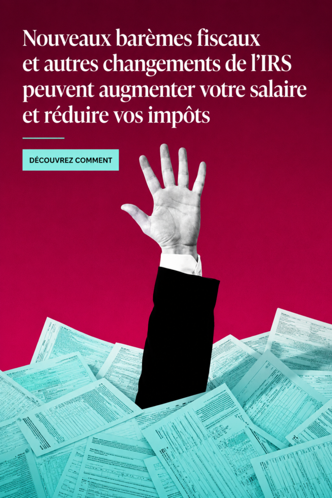 Infographie présentant les nouvelles tranches d'imposition de 2023