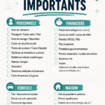 Checklist gratuite pour organiser vos documents importants