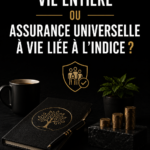 Visuel illustrant le choix entre assurance vie entière et IUL, représentant la sécurité financière pour les femmes