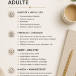 Photo d'un classeur bien organisé avec des fournitures de bureau