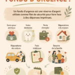 Femme en train de planifier un fonds d'urgence avec des documents financiers.