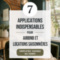 Hôte Airbnb utilisant des applications pour gérer sa location