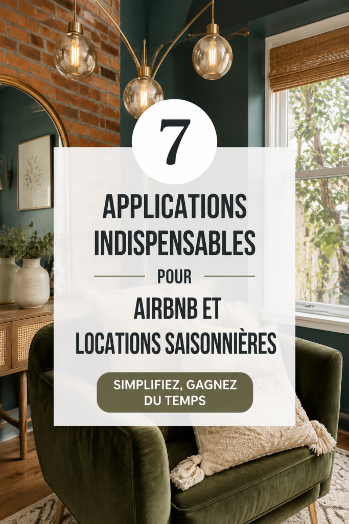 Hôte Airbnb utilisant des applications pour gérer sa location