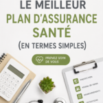 Femme examinant des documents d'assurance santé