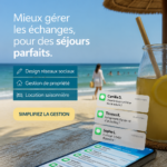 Un collage de designs attractifs pour réseaux sociaux et locations saisonnières