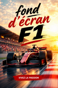 Fonds d'écran F1 coloré avec des voitures de course emblématiques