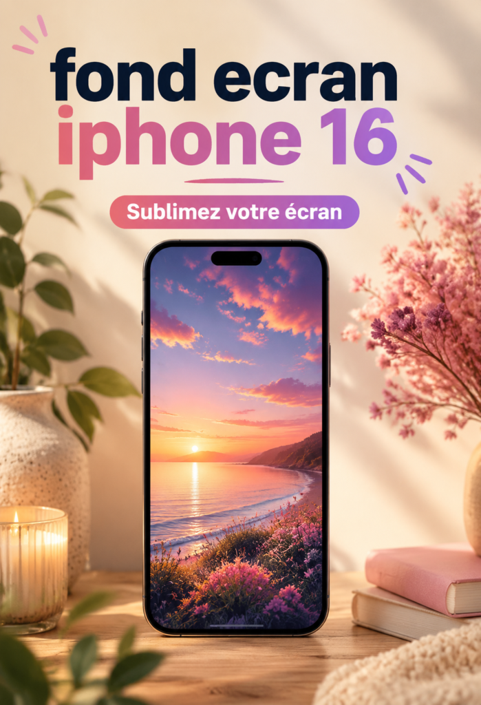 Collection de fonds d'écran modernes pour iPhone.
