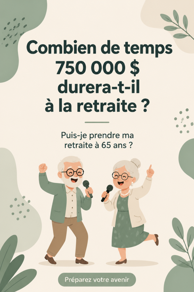 Femme contemplant un paysage paisible, symbolisant une retraite sereine avec un capital de 750 000 $.