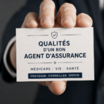 Photo d'une agent d'assurance souriante avec un client, symbolisant la qualité du service.