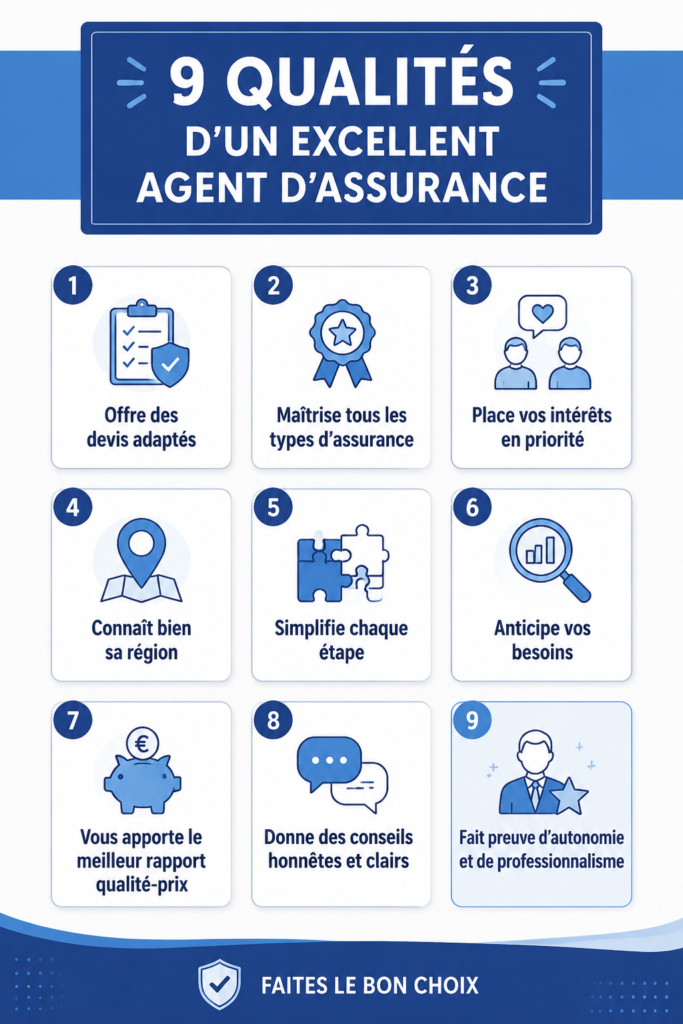 Agent d'assurance souriant offrant des conseils à un client