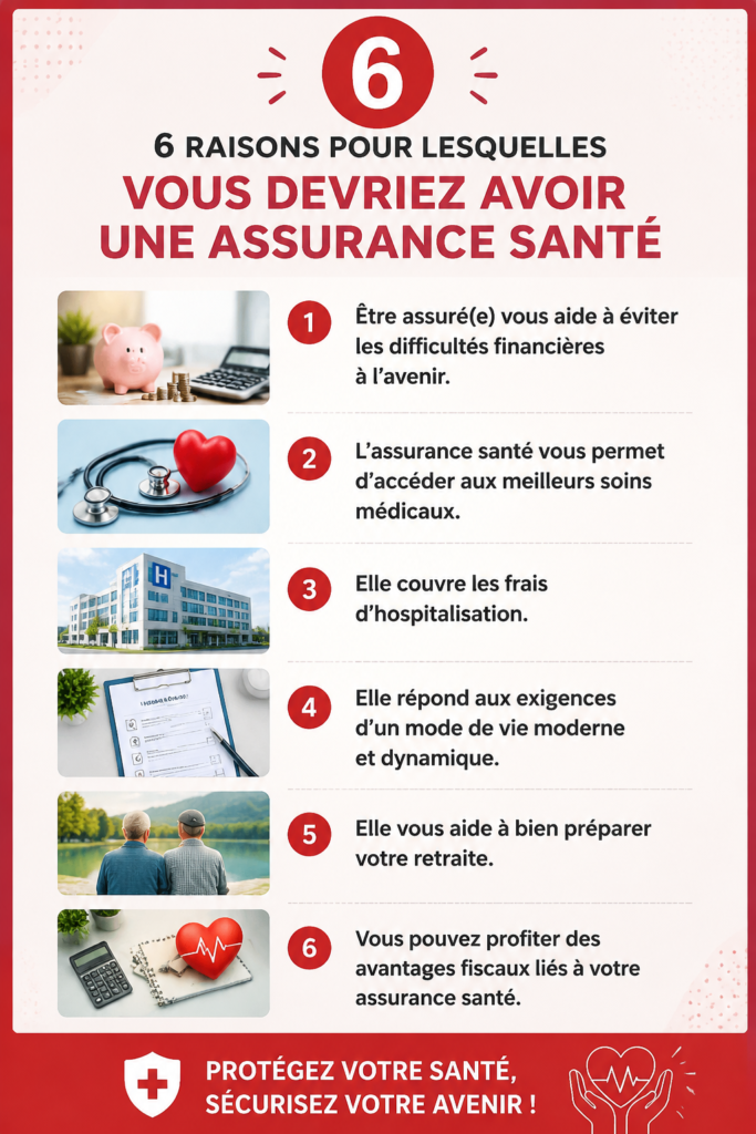 Une femme souriante considérant les avantages d'une assurance santé.