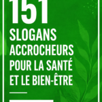 Une image inspirante avec des slogans de santé positive en arrière-plan.