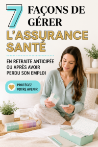 Femme de 50 ans réfléchissant à son assurance santé après une perte d'emploi.