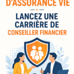 Femme souriante discutant avec un client au sujet de l'assurance vie.