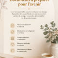 Femme organisant ses documents pour préparer l'avenir.