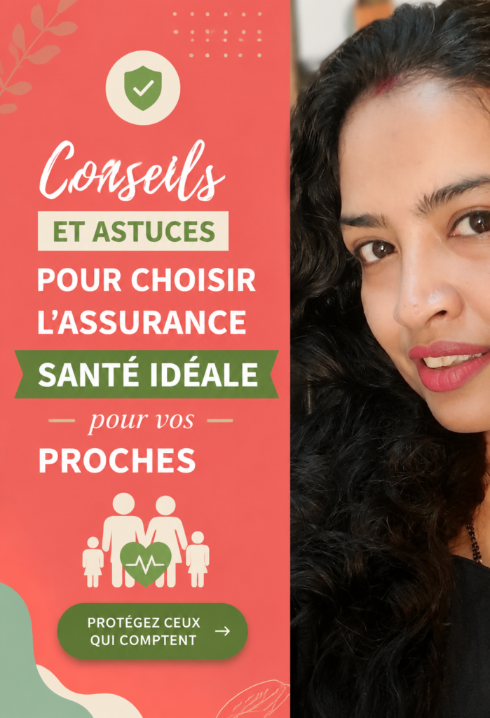 Femme examinant des documents sur les mutuelles santé pour sa famille.