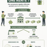 Image illustrant le fonctionnement des rentes financières.
