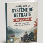 Une femme souriante examinant un document sur la retraite canadienne.