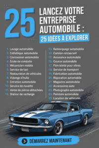 Image inspirante d'une femme entrepreneur lançant une entreprise automobile