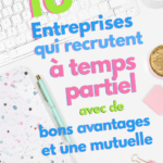 Illustration de femmes au travail dans un cadre dynamique et accueillant, évoquant des postes à temps partiel