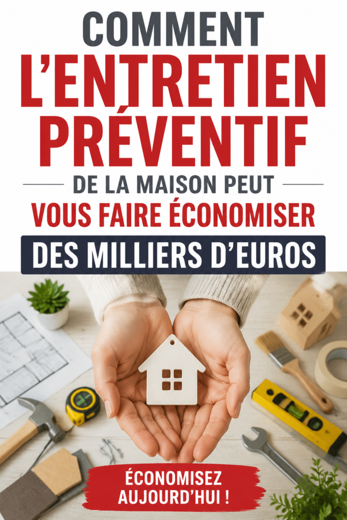 Une femme inspecte la toiture de sa maison pour un entretien préventif.