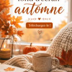 Un fond d'écran automnal avec des feuilles colorées et une ambiance chaleureuse.