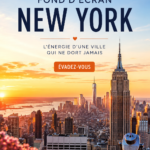 Un aperçu d'un fond d'écran de New York montrant la skyline emblématique.