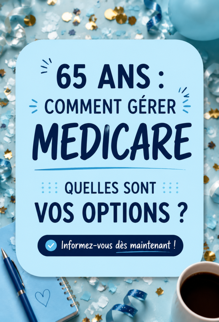 Femme de 65 ans explorant des documents sur Medicare.