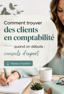 Femme comptable travaillant avec un ordinateur pour trouver des clients