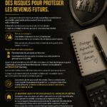 Une femme souriante tenant un document d'assurance vie en famille, symbolisant la sécurité financière, avec une ambiance chaleureuse.