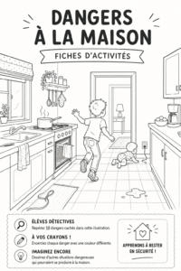 Une femme inspectant son domicile pour identifier les dangers potentiels.