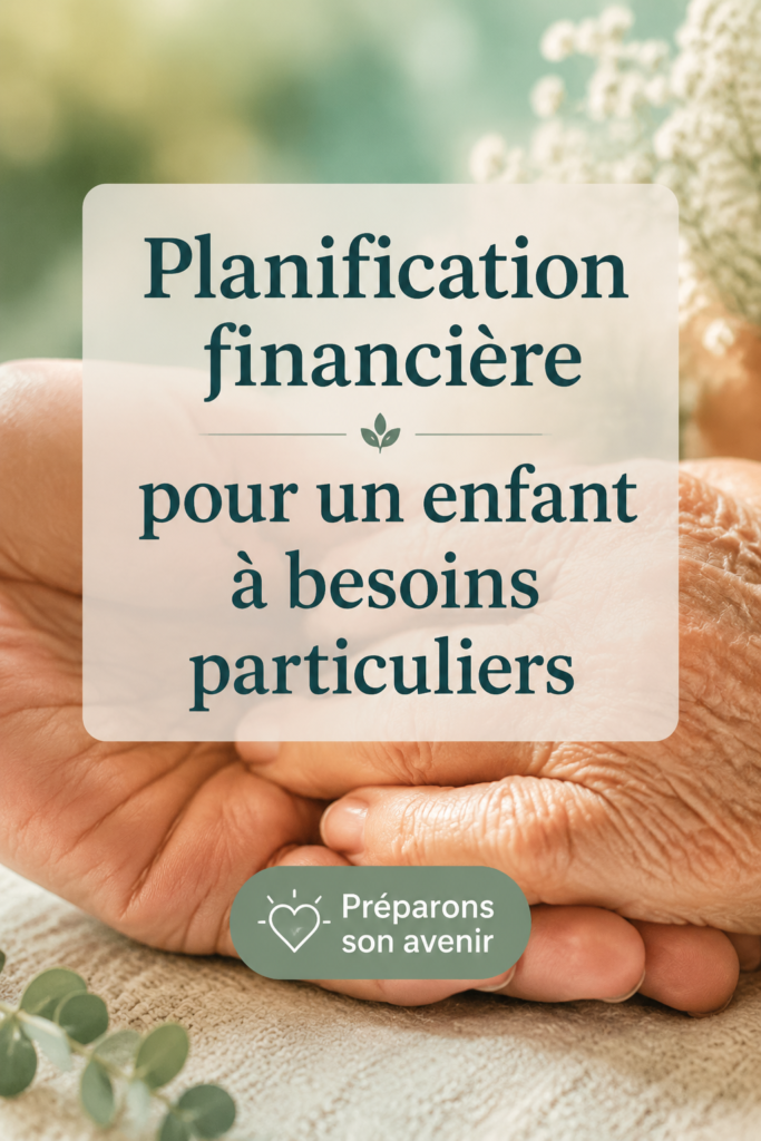 Mère planifiant les finances pour son enfant en situation de handicap