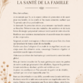 Prière pour la santé et la protection de la famille, ambiance chaleureuse