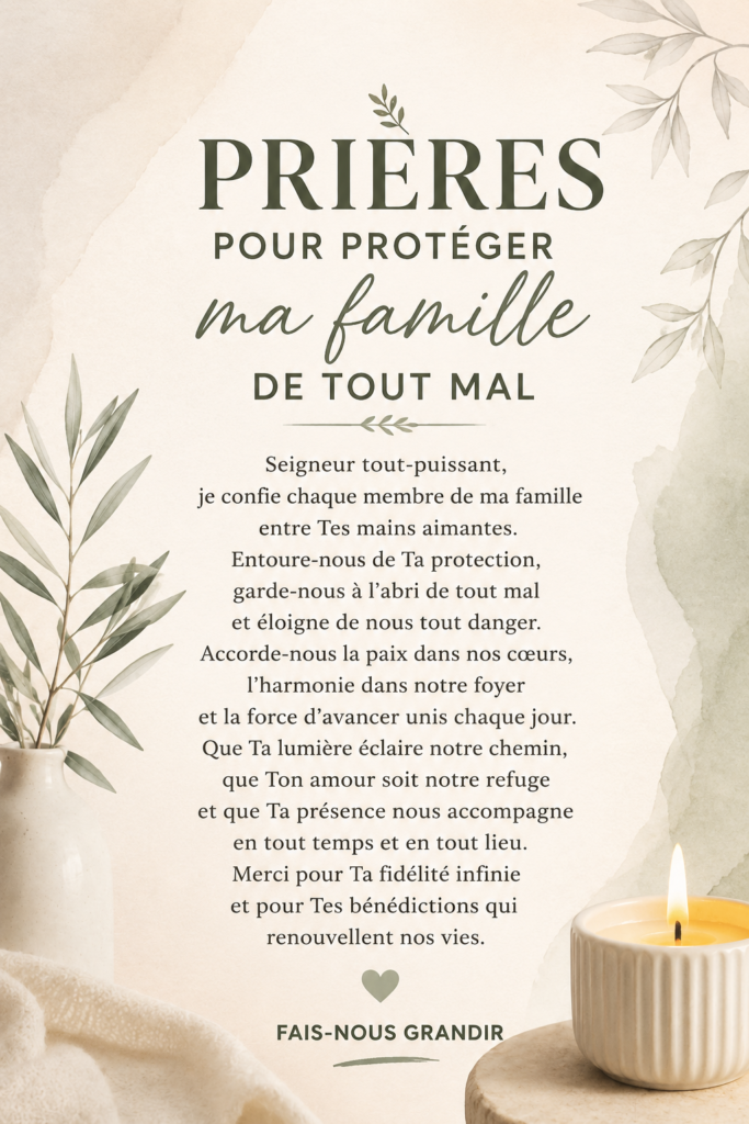 Une femme méditant en priant pour la sécurité de sa famille.