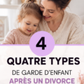 Illustration de différentes options de garde d'enfants après un divorce