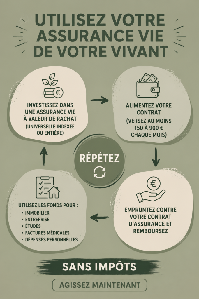 Femme souriante tenant des documents d'assurance dans un cadre chaleureux.