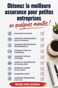 Femme entrepreneuse examinant des documents d'assurance pour sa petite entreprise.