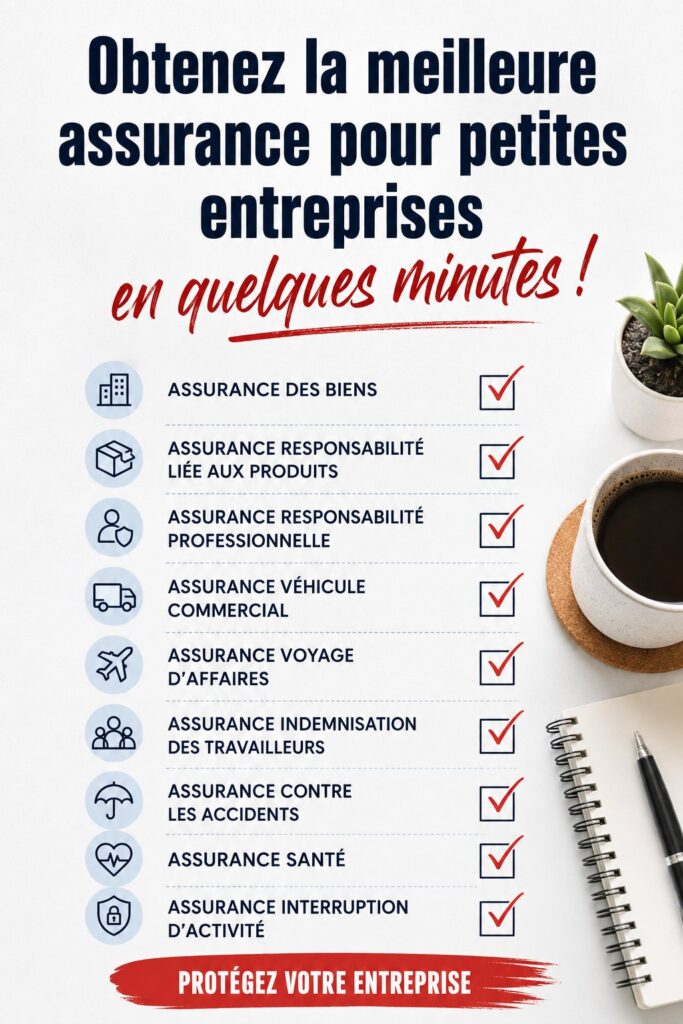 Femme entrepreneuse examinant des documents d'assurance pour sa petite entreprise.