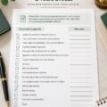 Femme préparant ses documents avant un rendez-vous avec un avocat pour une consultation juridique.
