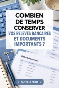 Femme triant ses relevés bancaires et documents importants chez elle.