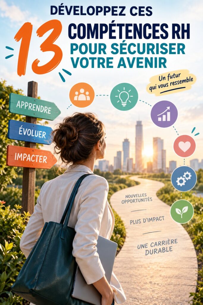 Femme professionnelle réfléchissant aux compétences en ressources humaines pour l'avenir