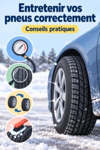 Infographie sur le choix des pneus pour la sécurité routière