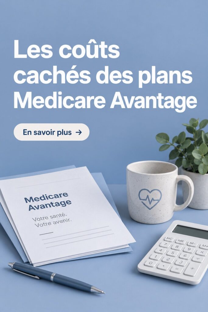 Une femme consulte des documents sur ses options Medicare Advantage, cherchant à comprendre les coûts cachés.