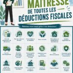 Infographie sur les déductions fiscales à connaître pour alléger ses impôts