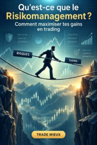 Femme analysant des graphiques de trading avec un ordinateur
