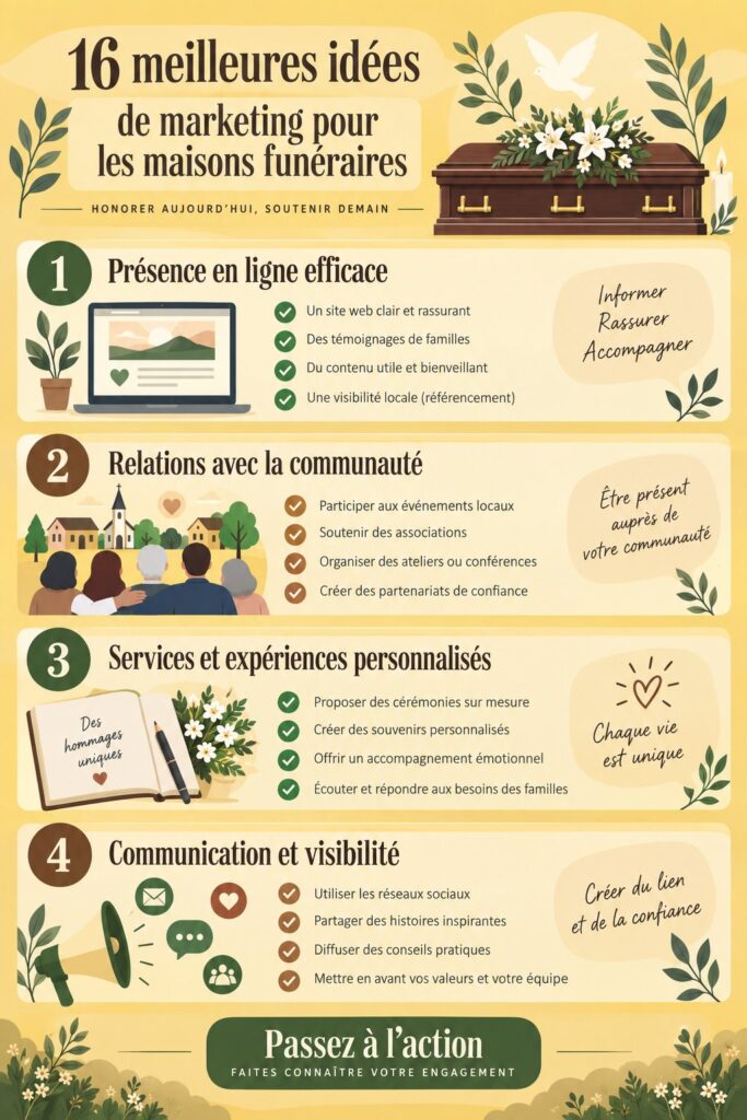 Idées pratiques pour le marketing des services funéraires