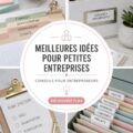 Bureau bien organisé avec des fournitures de bureau modernes et pratiques, représentant l'organisation pour une petite entreprise.